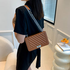 Chain Trend Small Square Bag Casual Minimalist Shoulder Bag