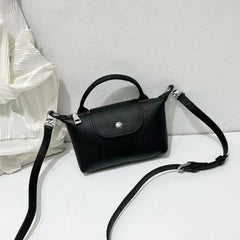 Top Grain Leather Niche Crossbody Phone Bag