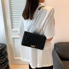 Chain Trend Small Square Bag Casual Minimalist Shoulder Bag