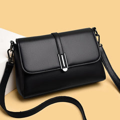Casual PU Microfiber Leather Single Shoulder Crossbody Bag